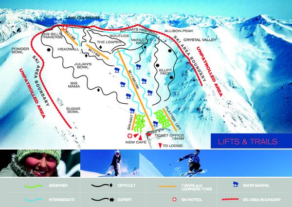 Porters Ski Trail Map