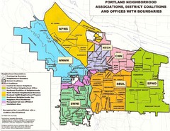 Portland Neighborhood Map