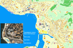 Portorož Lodging Map Portorož Lodging Map