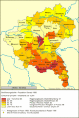 Posen Population Map Posen Population Map
