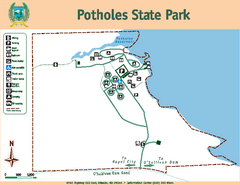 Potholes State Park Map