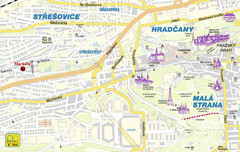 Prague Tourist Map