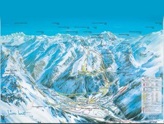 Pralognan-la-Vanoise Ski Trail Map