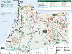Presidio Trail and Overlook Map