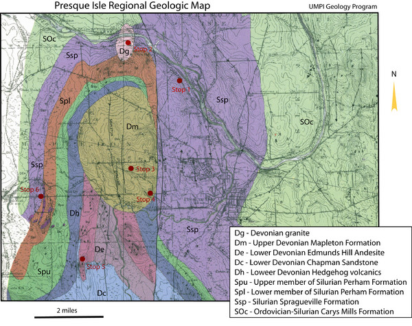 Presque Isle Geologic Map