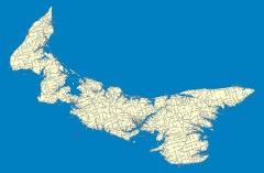Prince Edward Island Road map