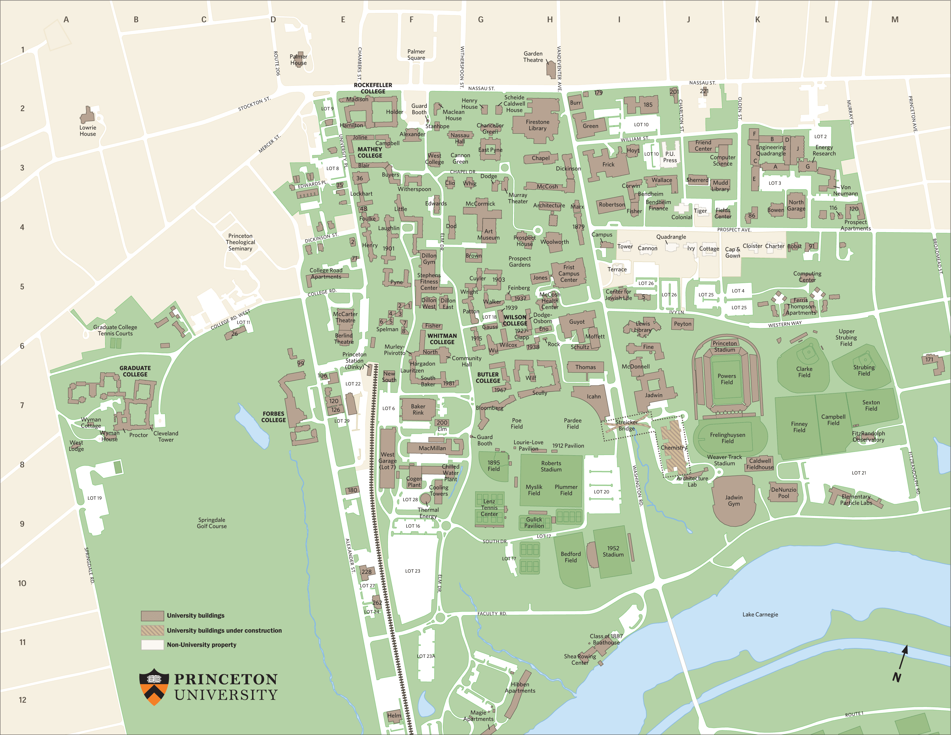 Princeton Campus Map