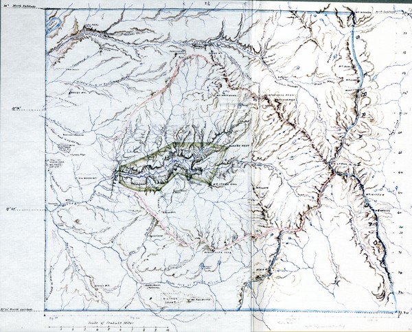 Proposed Yosemite National Park Map 1890