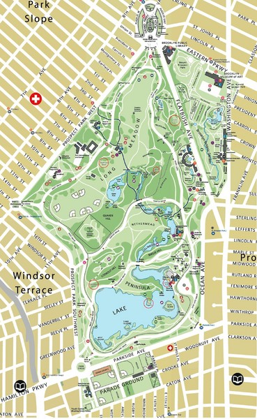 Prospect Park Map