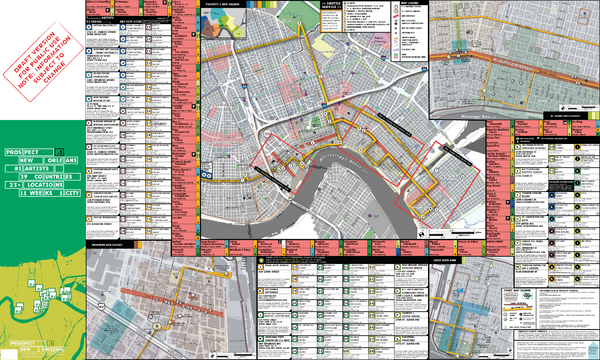 Prospect.1 New Orleans Biennial Art Map