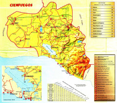 Provincia Cienfuegos Map