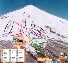 Pucón—Volcán Villarrica Ski Trail Map