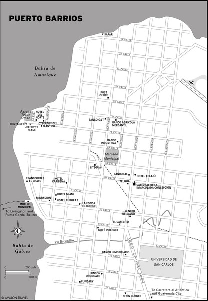 Puerto Barrios city Map