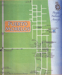 Puerto Morelos Map