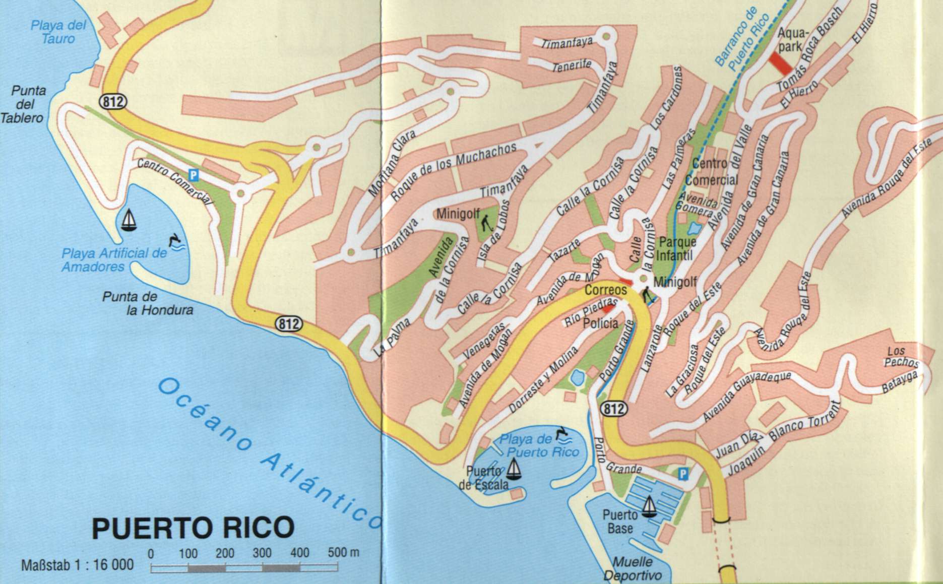 Puerto Rico Gran Canaria Map - Puerto Rico Gran Canaria • mappery