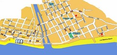 Puerto Vallarta, Mexico Beach Tourist Map