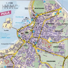 Pula City Map