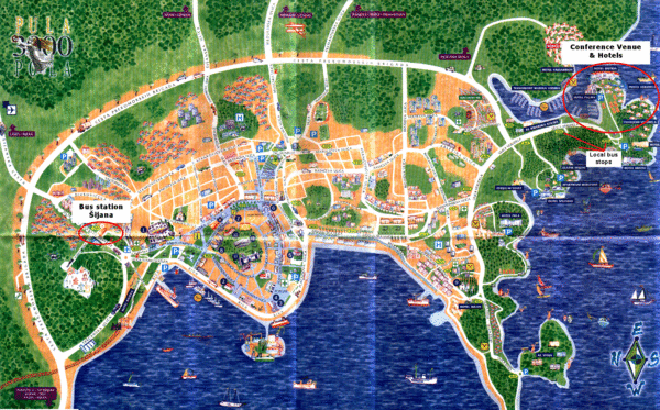 Pula Tourist Map