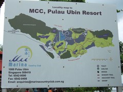 Pulao Ubin Island Trail Map