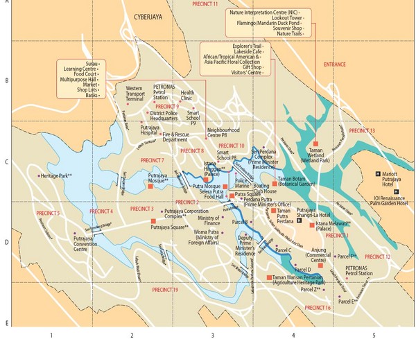 Putrajaya Map