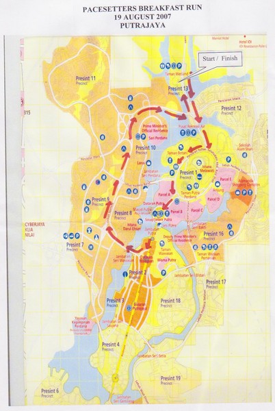 Putrajaya Race Map