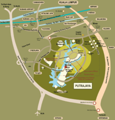 Putrajaya Tourist Map