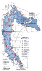 Pymatuning Lake State Park Fishing Map