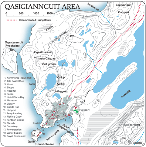 Qasigiannguit City Map