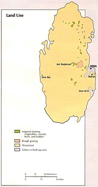 Qatar Land Use Map