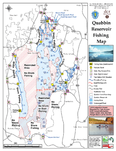 Wachusett Reservoir Depth Chart