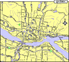 Quebec Tourist Map Quebec Tourist Map