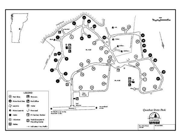 Quechee State Park map