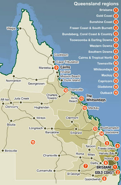 Queensland Map