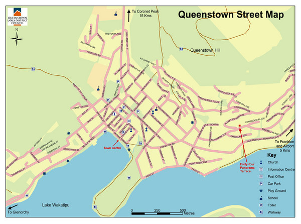 Queenstown Map