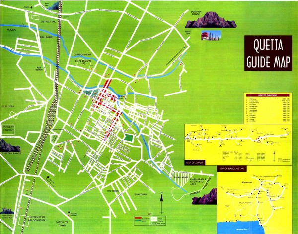 Quetta City Map