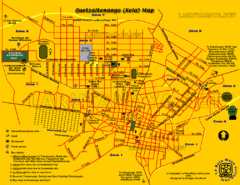 Quetzaltenango City Map