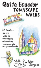 Quito Ecuador Townscape Walks Map