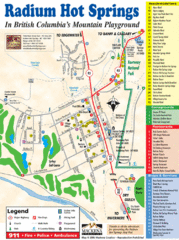 Radium Hot Springs Map