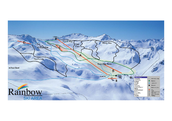 Rainbow Trail Map