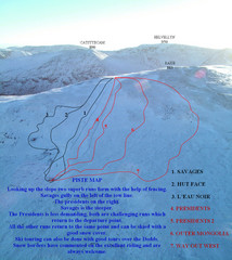 Raise Ski Trail Map