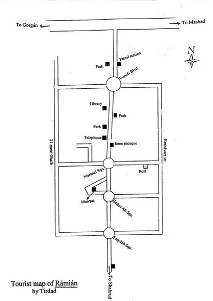 Ramian Tourist Map