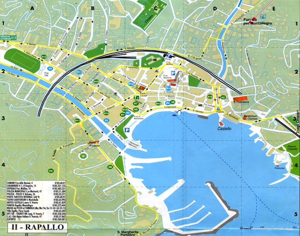 Rapallo Map