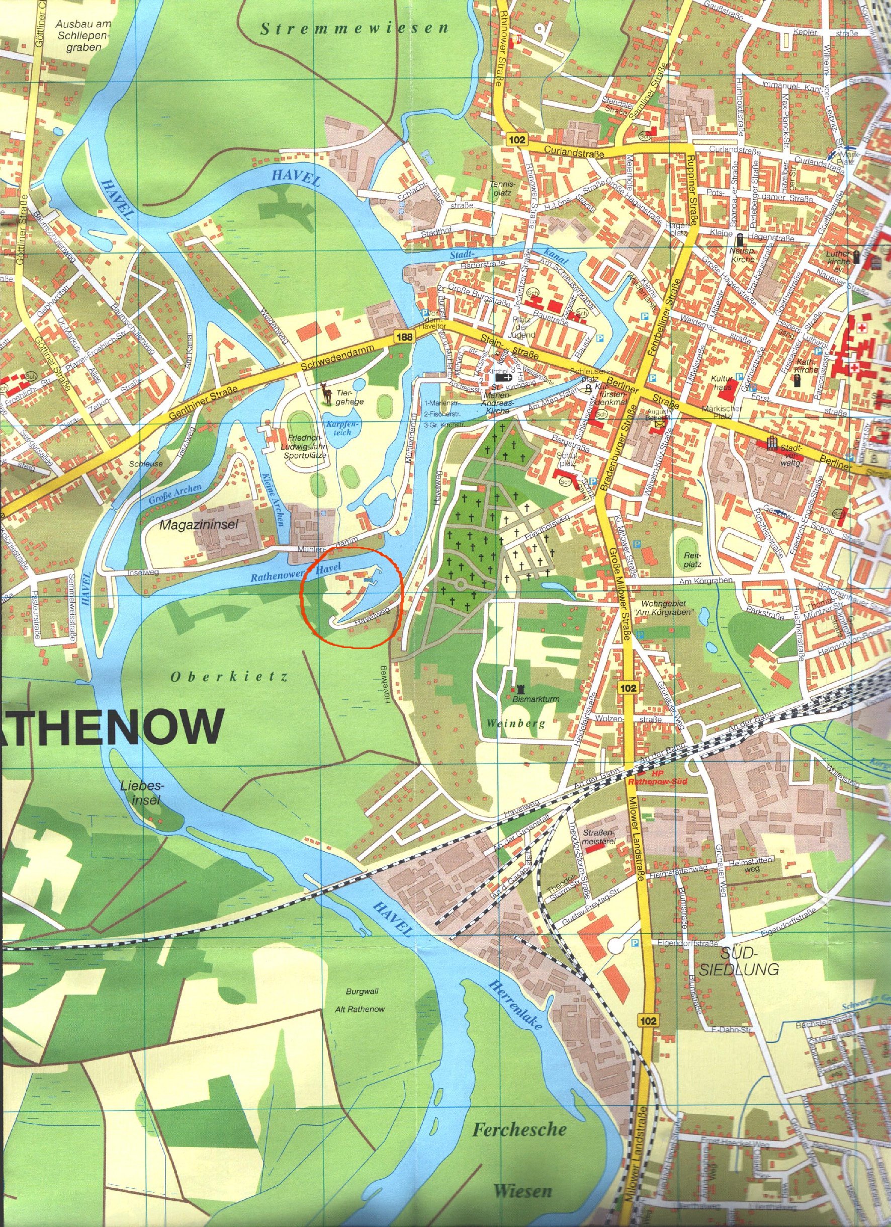 Rathenow Map Rathenow Germany • mappery