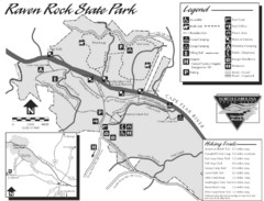 Raven Rock State Park Map