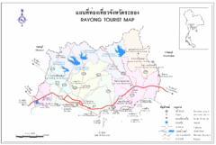 Rayong Tourist Map Rayong Tourist Map