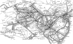 Reading Railroad System Map