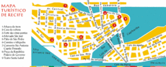 Recife Tourist Map