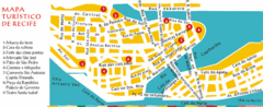 Recife Tourist Map Recife Tourist Map