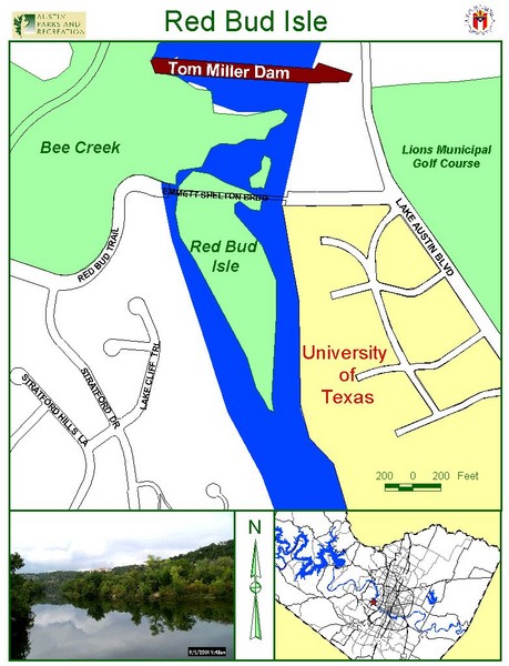 Red Bud Isle Park Map