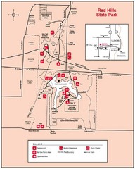 Red Hills, Illinois State Park Site Map